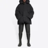 Parka de călătorie cu glugă „Black” 704500TLP031000