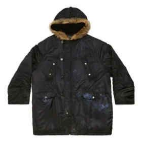 Parka militară „Negru” 751730TMO131000
