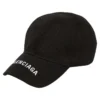 Pălărie din gabardină cu logo brodat BLGA-531588-410B7-BK