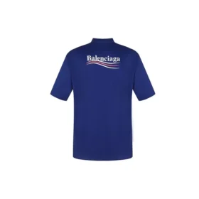 Political Campaign T-Shirt, croială largă „Blue” 620969TIV521195