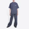 Political Campaign T-Shirt, croială largă „Dark Grey” 641675TKVJ11366