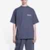 Political Campaign T-Shirt, croială largă „Dark Grey” 641675TKVJ11366