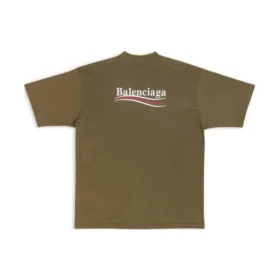 Political Campaign T-shirt, croială largă, „Khaki” 641675TKVJ12463