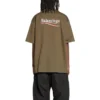 Political Campaign T-shirt, croială largă, „Khaki” 641675TKVJ12463