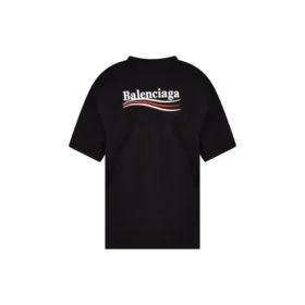 Political Campaign T-Shirt, croială largă, „Negru” 641675TKVJ11070