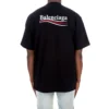 Political Campaign T-Shirt, croială largă, „Negru” 641675TKVJ11070