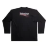 Political Campaign T-Shirt, croială largă „Negru” 681046TKVJ11070