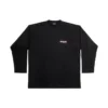 Political Campaign T-Shirt, croială largă „Negru” 681046TKVJ11070