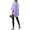 Political Campaign T-shirt, croială largă „Purple” 641675TKVJ13072