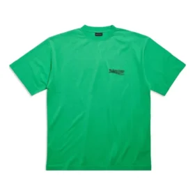 Political Campaign T-Shirt, croială largă „Verde Negru Albastru” 641675TPVD33600