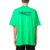 Political Campaign T-Shirt, croială largă „Verde Negru Albastru” 641675TPVD33600