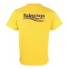 Political Campaign T-Shirt, croială largă „Yellow” 620967TKVJ17442