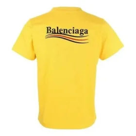 Political Campaign T-Shirt, croială largă „Yellow” 620967TKVJ17442