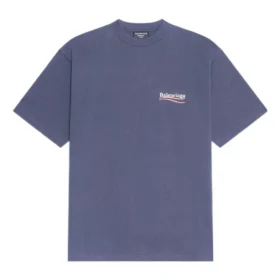 Political Campaign T-Shirt, croială largă „Dark Grey” 641675TKVJ11366