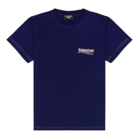 Political Campaign T-Shirt, croială medie „Pacific Blue White” 620967TKVJ11195 Political Campaign T-Shirt, croială medie „Pacific Blue White” 620967TKVJ11195
