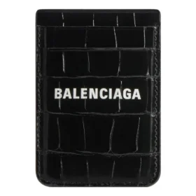 Portcard Cash Magnet cu textură de crocodil „Negru Alb” 6758352AAYM1090