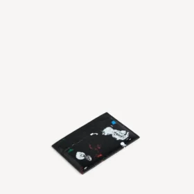 Portcard pentru bărbați, negru/multicolor