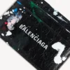 Portcard pentru bărbați, negru/multicolor
