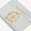Portcard pentru pașaport pentru bărbați, de culoare argintie