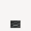 Portcard semnătura din pânză acoperită cu BB Monogram, negru