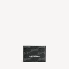 Portcard semnătura din pânză acoperită cu BB Monogram, negru