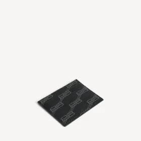 Portcard semnătura din pânză acoperită cu BB Monogram, negru