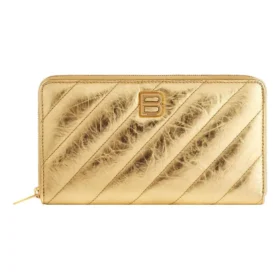Portofel Crush Continental matlasat metalizat „Gold” 7664472AAYO8004