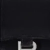 Portofel din jersey de catifea Hourglass cu lanț „Negru” 6560502AAPT1000
