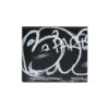 Portofel pliat pătrat cu graffiti „Black White” 594549210LH1090
