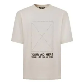 PUBLICAȚI-VĂ ANUNȚUL AICI Tricou oversized „Bej” 676589TLVF49054 PUBLICAȚI-VĂ ANUNȚUL AICI Tricou oversized „Bej” 676589TLVF49054