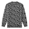 Pulover Balenciaga Paris cu intarsii pe toată suprafața „Black White” 599826T31701070