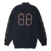 Pulover Crypto, croială medie „Black” 750413T32801000