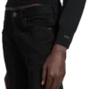Pulover cu fermoar pentru femei, negru