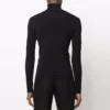 Pulover cu guler înalt, mulat „Black” 682003T51751000