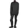 Pulover cu guler înalt oversized Bb „Negru” 768862T62241000