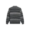 Pulover cu guler rotund Fair Isle „Grey” 675280T16121240