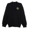 Pulover cu guler rotund și logo Sporty B Crest „Negru” 671125TLV60-1000