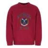Pulover cu guler rotund și logo universitar „Red”, fondat în 1917, 675267T32176164