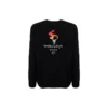 Pulover cu guler rotund pentru Jocurile Olimpice de la Paris „Negru” 621032T41041070
