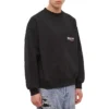 Pulover cu guler rotund pentru Political Campaign „Black” 697869TKVI91070