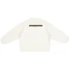 Pulover cu guler rotund Strike 1917 Oversized „Alb” 699242TMVH29800