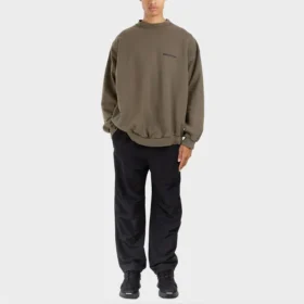 Pulover cu guler rotund Strike 1917 Oversized „Khaki” 699212TMVH22930