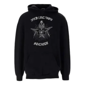 Pulover cu imprimeu Balenciaga pentru bărbați, negru 570811TJVE91000