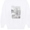 Pulover cu imprimeu Venezia „White” 652981TKV899094