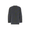 Pulover cu logo din tricot intarsiat „Gri închis” 623283T15671035