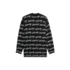 Pulover cu logo pe toată suprafața „Black” 625984T31841070