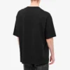 Pulover cu mânecă scurtă și imprimeu multilingv pentru bărbați, negru 612966TJVI32771