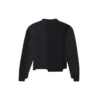 Pulover din tricot asimetric restructurat „Negru” 657334T32011271