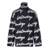 Pulover din tricot cu guler înalt și logo Scribble „Negru” 625927T31801070