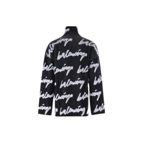 Pulover din tricot cu guler înalt și logo Scribble „Negru” 625927T31801070 Pulover din tricot cu guler înalt și logo Scribble „Negru” 625927T31801070